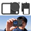 For Silicone DJI Osmo Action6 Quick Release Case HD Tempered Glass Screen Protector Lens Cap Anti Scratch  Accessories