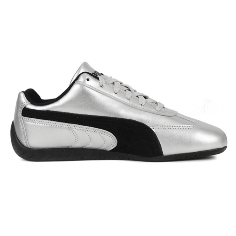 Puma Shoes Metallic Silver Black Rose Speedcat