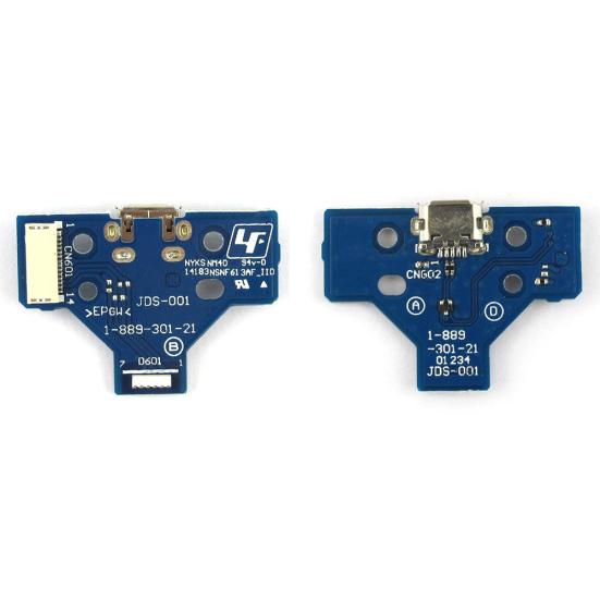 Płytka z portem ładowania USB do kontrolera PS4 Dualshock JDS-001 z taśmą 14-pinową