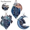 Blue Moon And Dragon Lover Car Ornament Holiday And Home Decoration Hanging Pendant