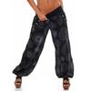Boho Womens Aladdin Harem Yoga Pants With Elastic Waist And Loose Fit**