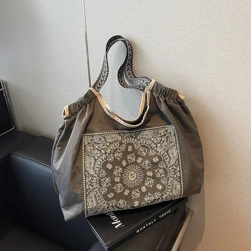 Casual Oxford Interior Compartment Women's Bags  Open Pocket  Women's Bag  Stitching Line New Fashion