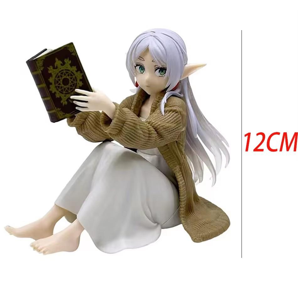 12cm Frieren Beyond Journey's End Frieren Anime Figure Desktop Cute night-suit Frieren Figurine Model Doll Toy Fans Gifts