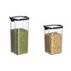 Cereal Sealed Box Plastic Kitchen Organizer storageTank Lid Fridge Candy Containers Food Household Storage with Jars Dried Items