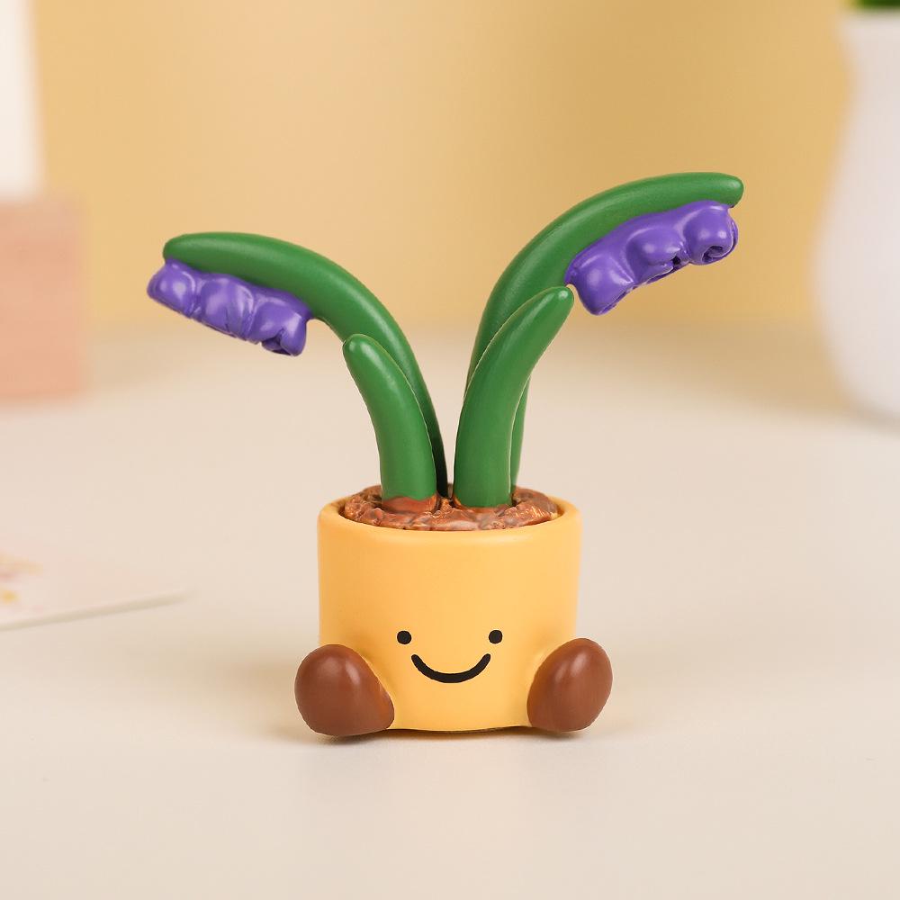 Adornos de Resina Maceta Elfo: Decoraciones bonitas para escritorio y coche