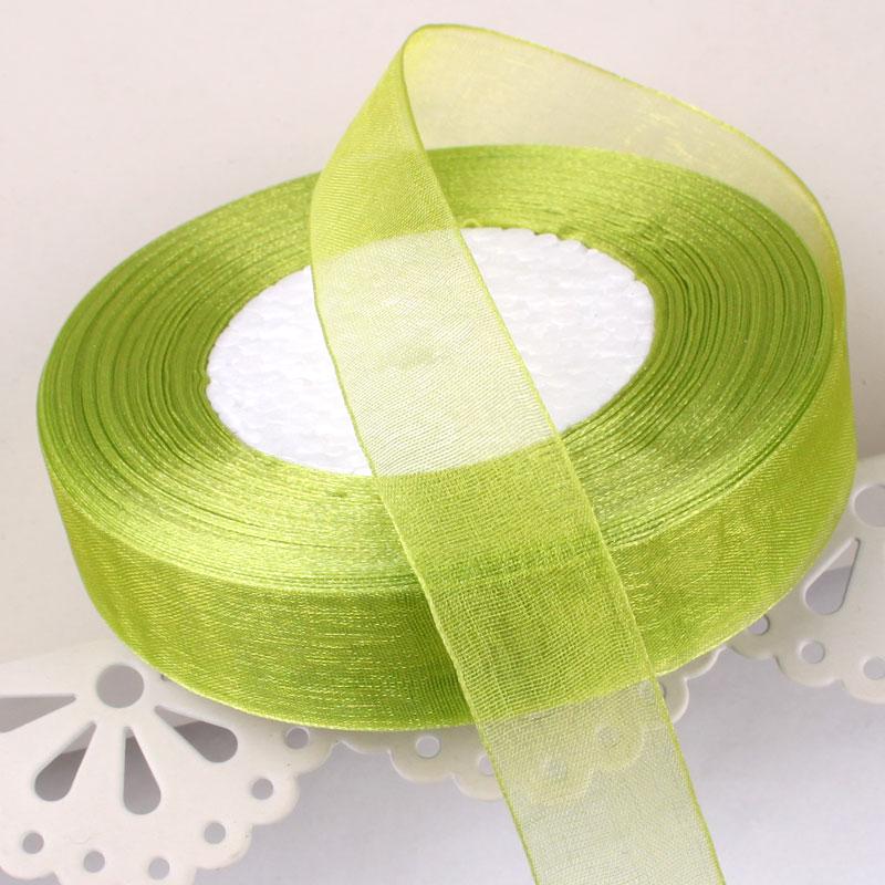 2cm Transparent Gauze Ribbon for Gift Boxes, Cake Decorations, Headbands, and Dance Streamers