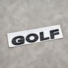 For VW Volkswagen Jetta MK5 Golf 3D ABS Chrome Black Logo GOLF Emblem Letters Sticker Car Rear Trunk Badge For Volkswagen VW Gol