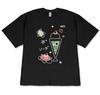 Minimalist Cute Turtle Doodle Graphic TShirt Kawaii Soda Float Print Short Sleeve Casual Tee for Women Aesthetic Tops Stylish