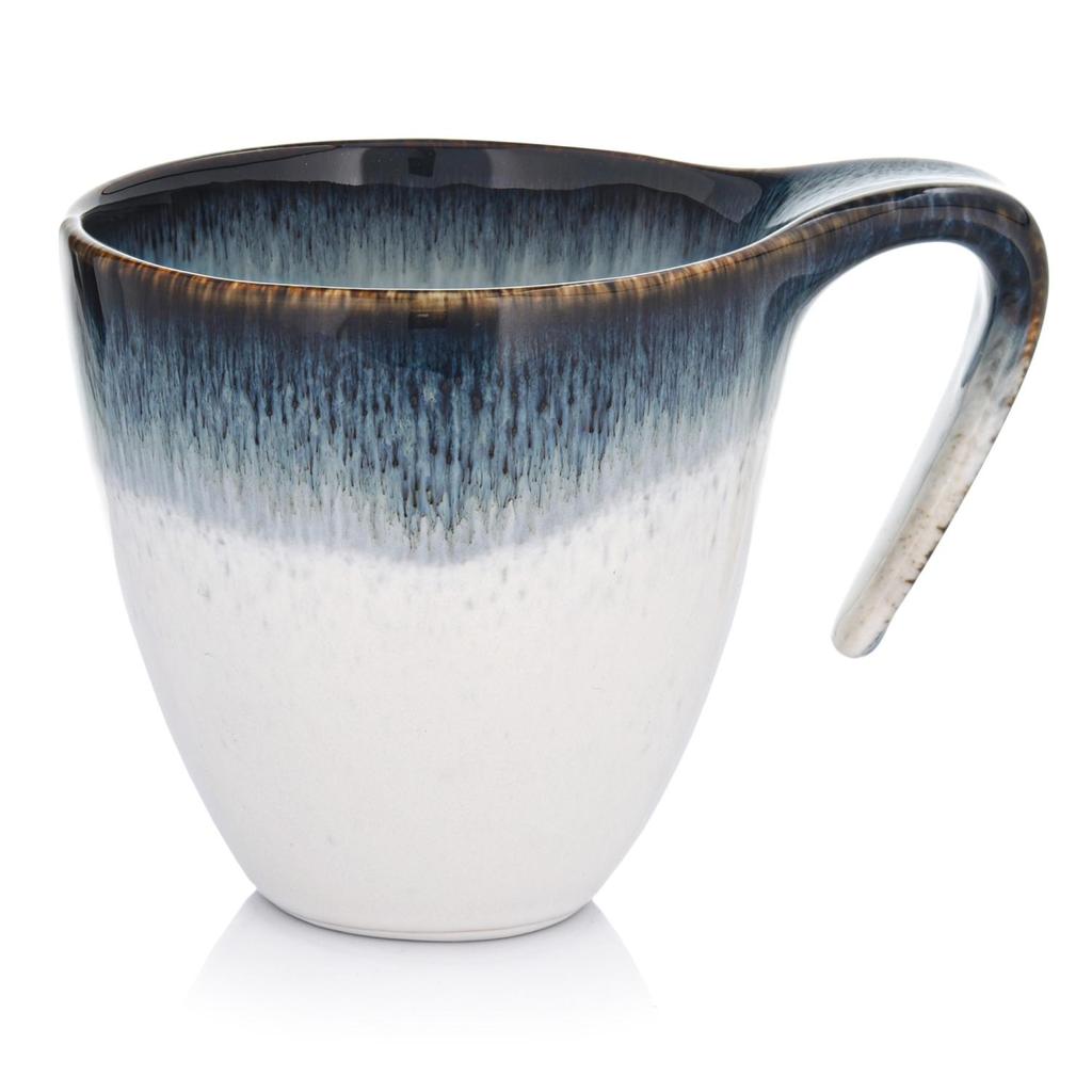 Stylish Porcelain Mug , Dishwasher & Microwave Safe, Time Dim DUKA