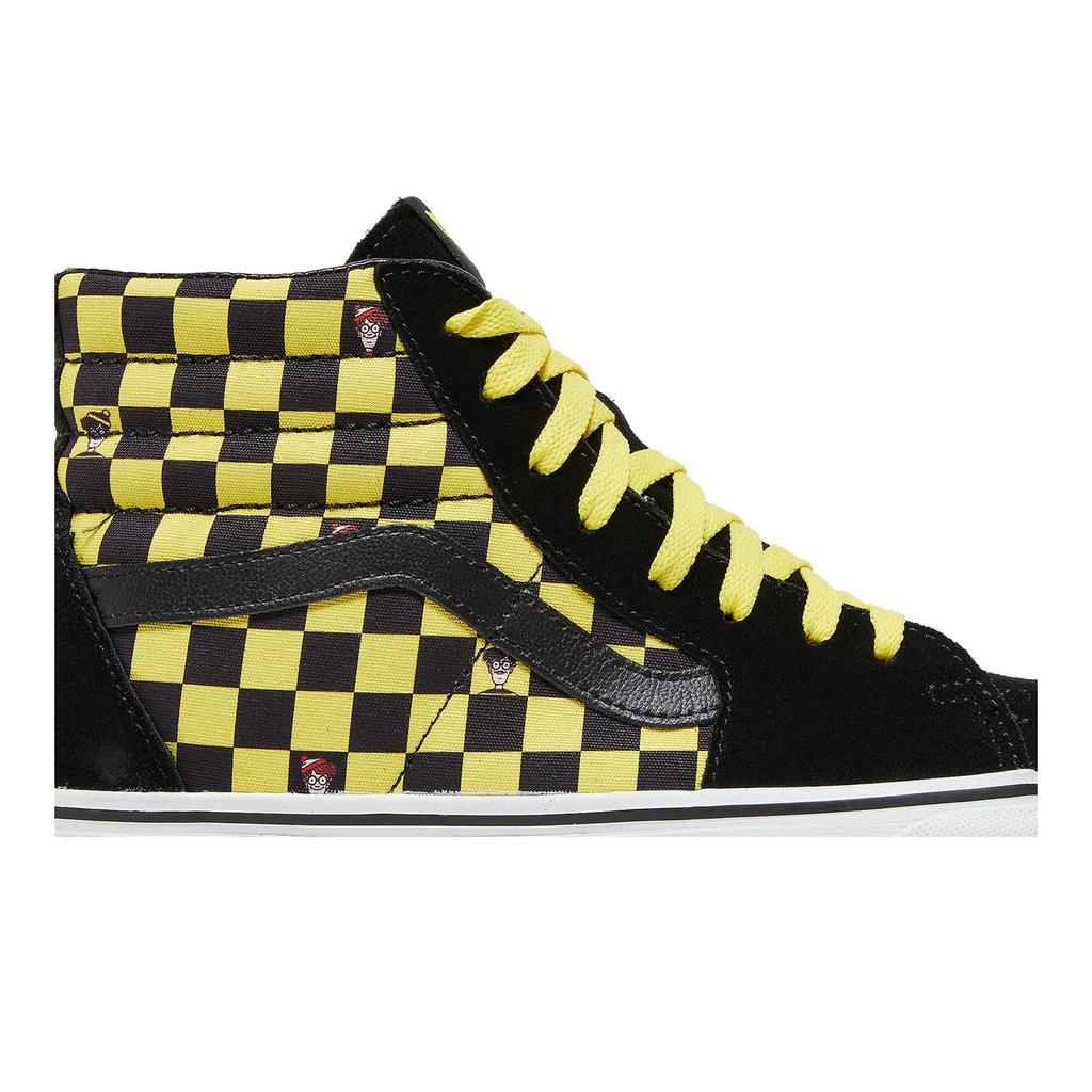 Vans Sk8-Hi 'Odlaw' (Unisex) Black / Vibrant Yellow / True White Skateboard Shoes VN0A32QG4UE