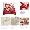 4Pcs Valentine'S Day Pillow Cover, Valentine'S Day Wedding Anniversary Sofa Butterfly Love Envelope Pillow Cover