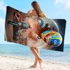 Racing Car F1 Pattern Towel Microfiber Beach Towel Absorbent Quick Dry Soft Yoga Swimming Resort Mountain Climbing Towel