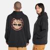 Timberland Men's Global Tree Logo Full-Zip Hoodie Black A6UM2-001