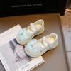 Spring and Autumn New Ancient Style Embroidered Shoes Children's Leather Shoes National Style Shoes New Chinese Style Princess Single-Layer Shoes