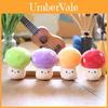 Adorable Cute Mushroom Plush Toy Keychain Soft Cartoon Backpack Charm Decoration