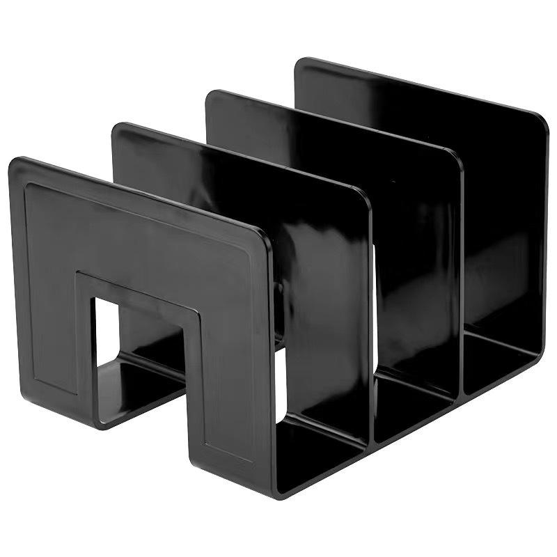 Transparent Book Riser Student Desktop Organiser Divider Shelf Book FileBook Rack Office Data Shelf Baffle
