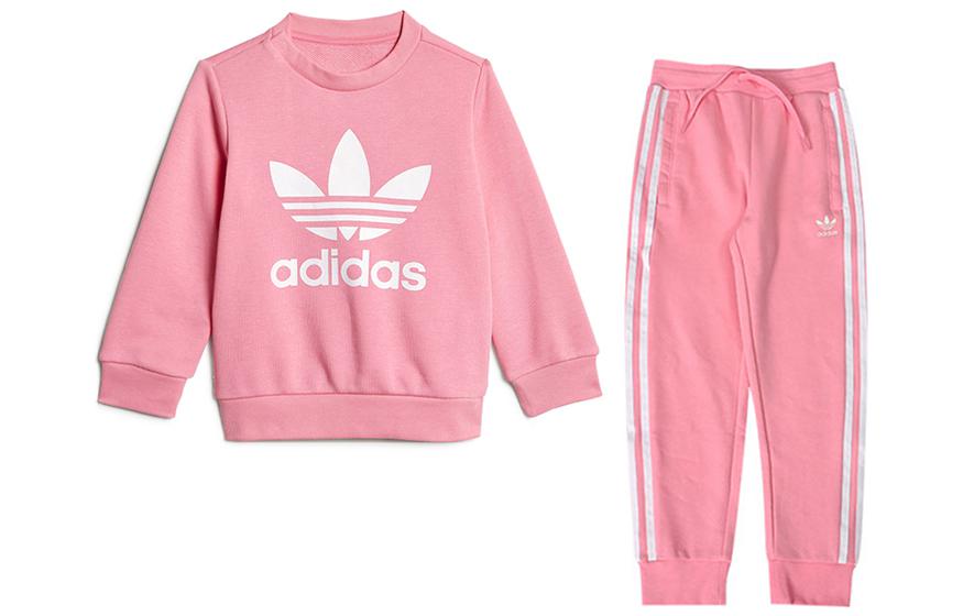 Adidas Originals Kids Jumpsuits & Crawlers Crew Neck Moderate HK2924 104