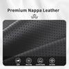 5D Premium Sports Leather Car Steering Wheel Cover Breathable Universal Non-slip 15inch/38cm New Styling Booster Covers Auto Parts