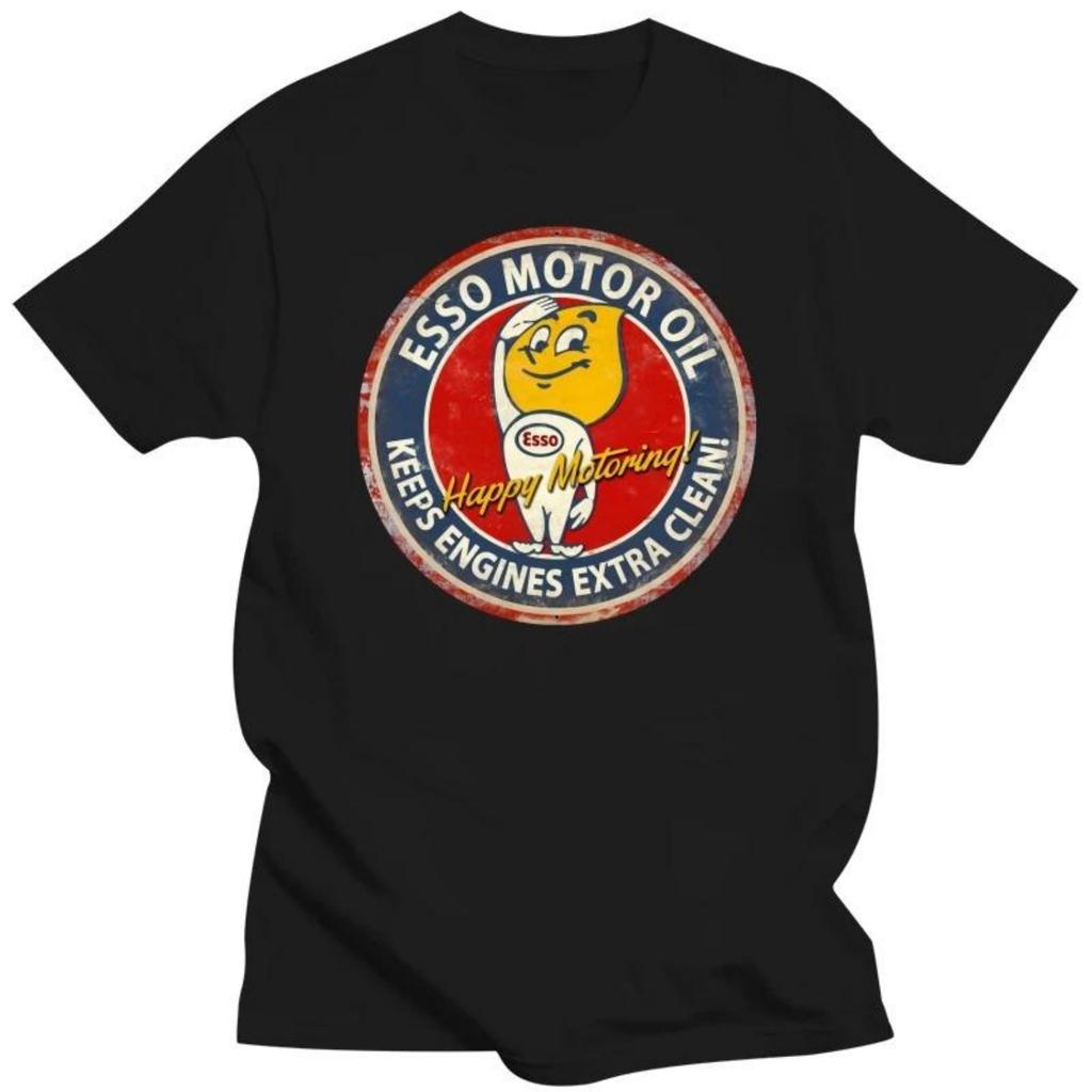 T-Shirt Retrò Esso Logo Gasolio