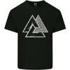 Valknut Symbol Vikings Gym With White Print Kids T-shirt Childrens