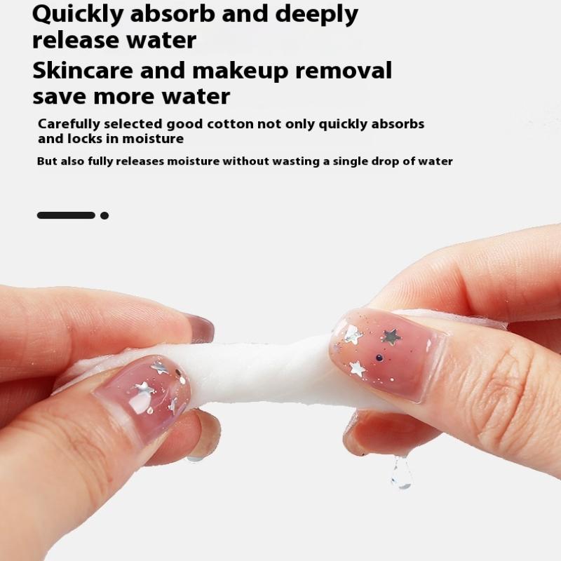 50/100Pcs Thin Cotton Pads Soft Cotton Stretch Disposable For Face Wash Nail Polish Remover Cosmetic Makeup Tools