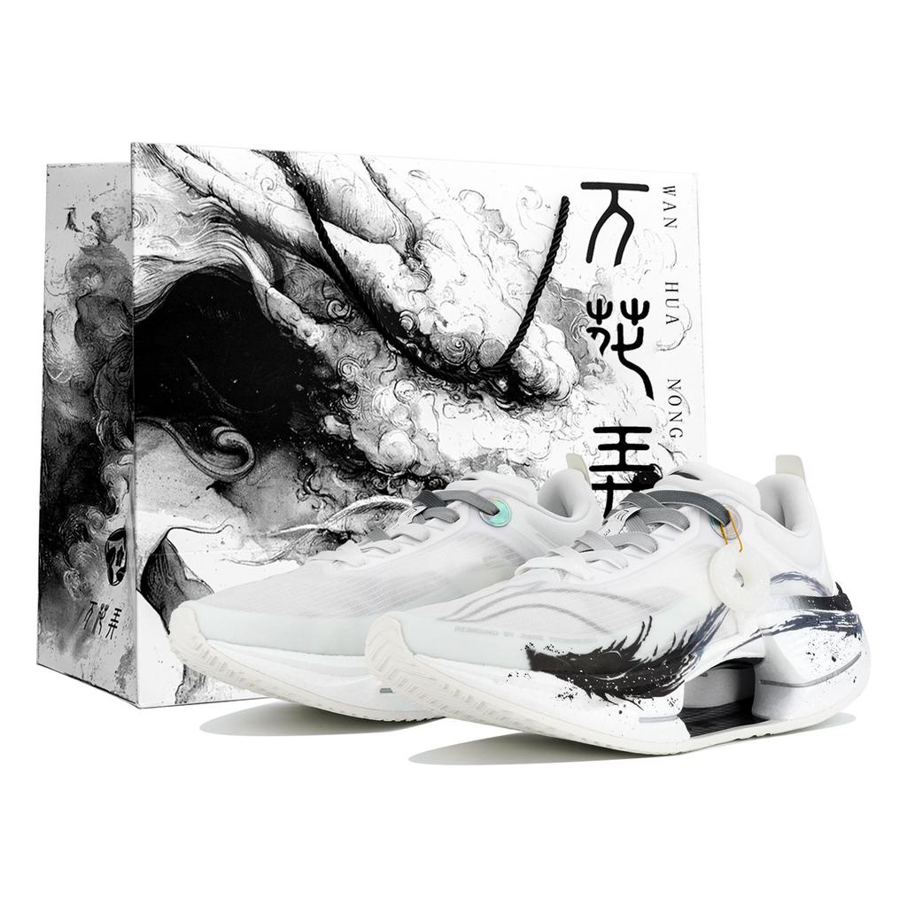 Li Ning Shadow 3 Essential Low top Running Shoes Men's White Black ARRU007-5(Team113-S-BOX)