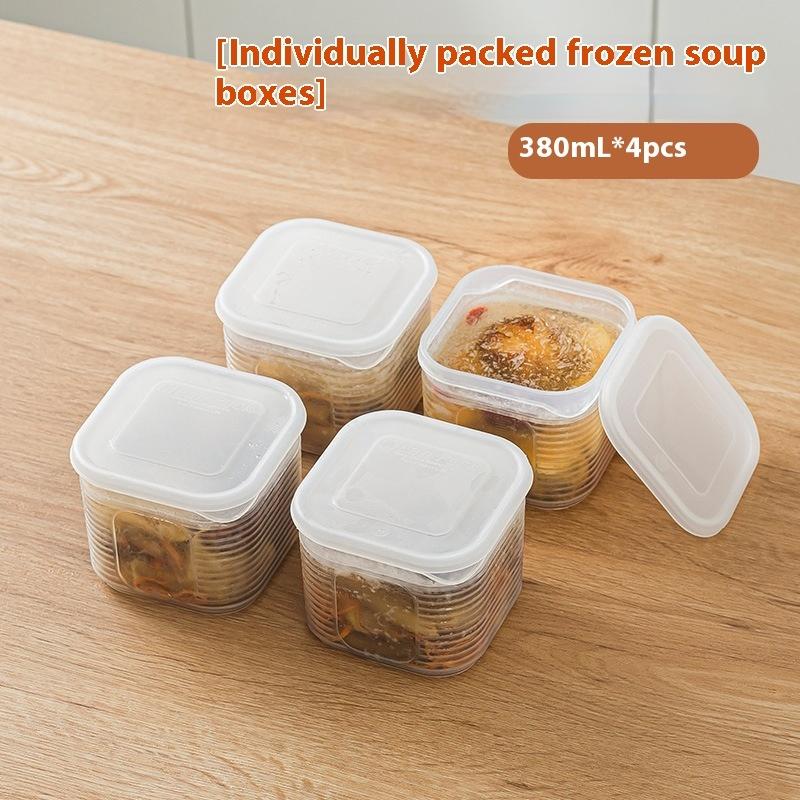 Food Storage Container Vegetable Fruit Fresh-keeping Box With Lid For Refrigerator Kitchen Spice Seasoning Storage Jar
