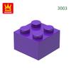 Non-Toxic 77Pcs/Lot 3003 2X2 High 4-Hole Building Blocks Moc Color Parts Compatible With Bricks Diy Children Toy Assembly Gift Box