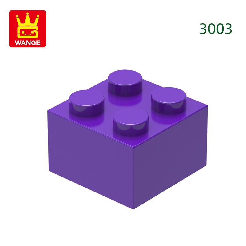 Non-Toxic 77Pcs/Lot 3003 2X2 High 4-Hole Building Blocks Moc Color Parts Compatible With Bricks Diy Children Toy Assembly Gift Box