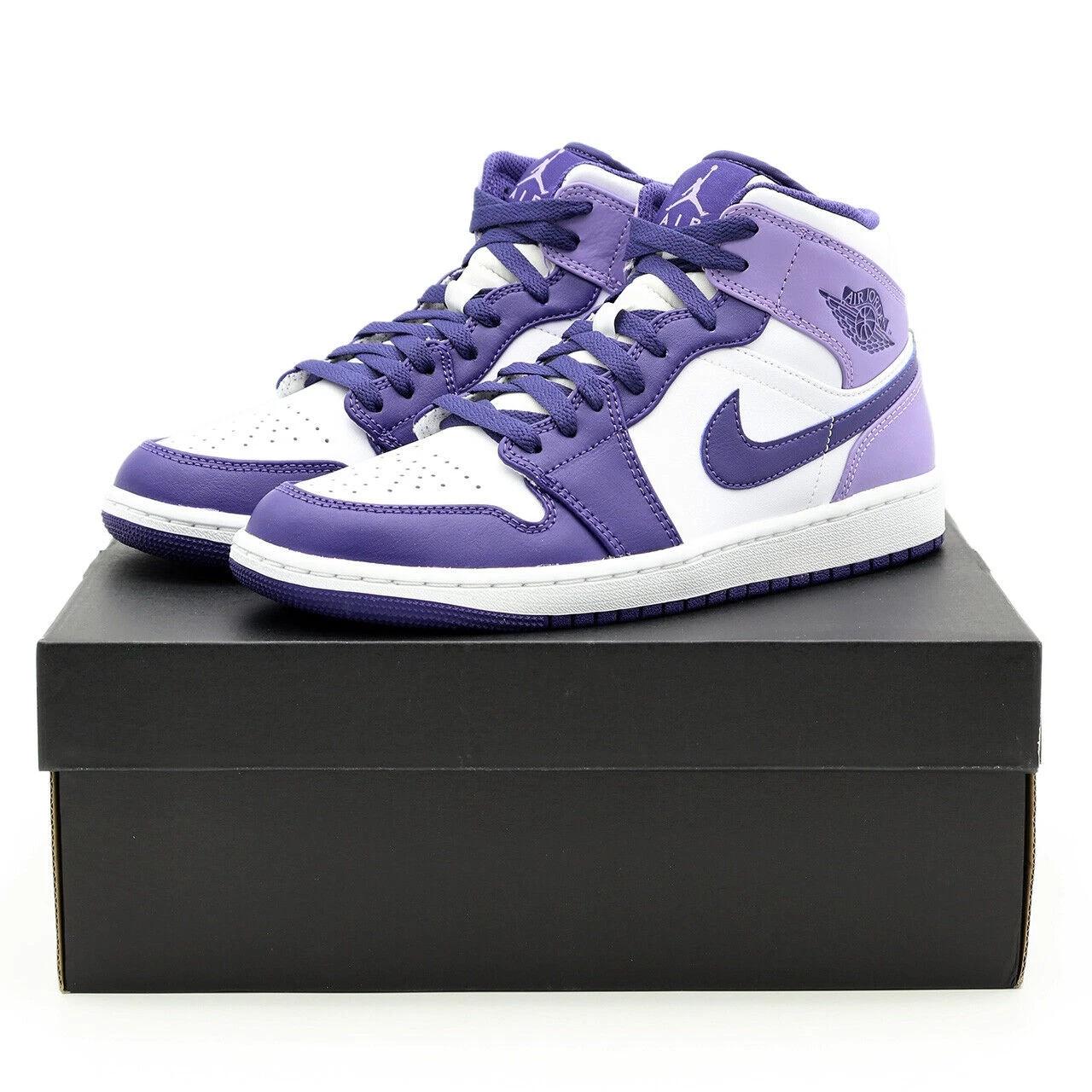 

DQ8426-515 Nike Air Jordan 1 Mid Sky J Purple White Light Blueberry (Men s) US 11.5