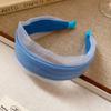 Sweet Women Hair Hoop Korean Style Wide Edge Hairband Temperament Chiffon Headband  Women/Lady