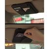 Car Sun Visor Organizer Holder PU Leather Sunglass CD DVD Card Stowing Case Auto Storage Holder Clip Holder Car Styling