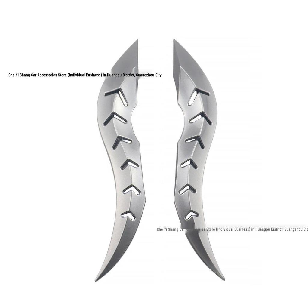Carbon Fiber Dragon Horn Car Roof Ornament Spoiler Fin - Universal Fit