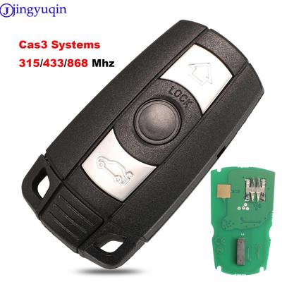 Jingyuqin 868MHz 315MHZ 433mhz Télécommande de Voiture Clé Intelligente pour BMW Série 1/3/5/7 X5 X6 Z4 Système CAS3