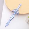 2Pcs Ancient Swords Shape Gel Pen with Black Ink Martial Arts