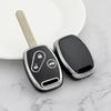 For Honda Accord Civic Fit Freed Stepwgn Cr-V 2/3/4 Buttons Tpu Car Key Case Cover Keyless Fob Shell Holder Protector