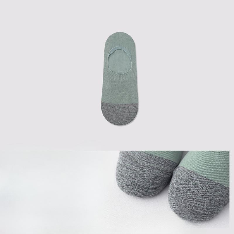 Invisible Socks, Men's Boat Socks, Summer Thin Pure Cotton Antibacterial, Deodorizing, Anti-drop, Mesh Breathable Short Socks