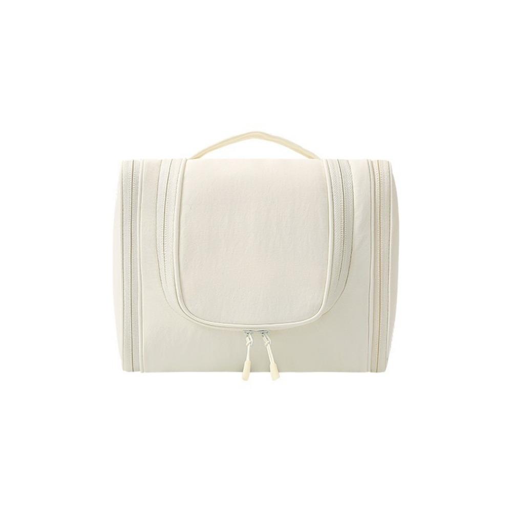Three Zipper Hanging Toiletry Bag Large Capacity Cosmetic Bag Fashion Make Up Bags Unisex