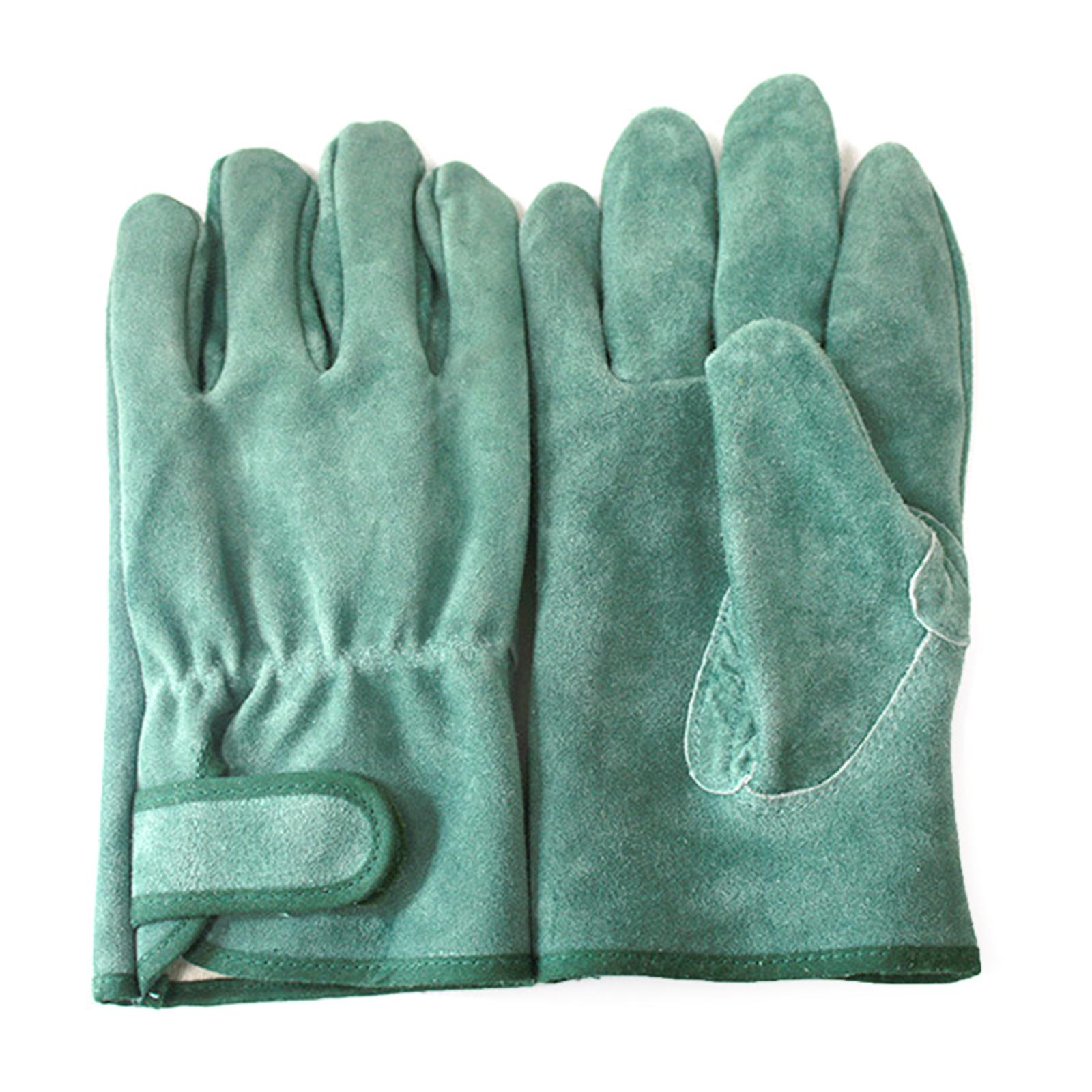 

Practical Outdoor Gardening Gloves for Yard Cleaning and Floral Garden Protection with Leather Anti Thorn Design