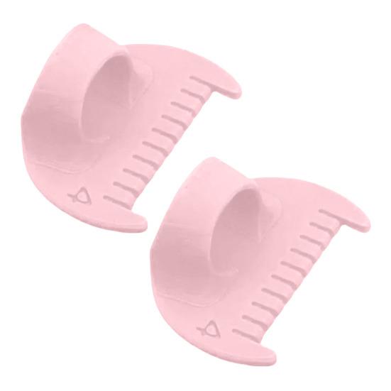 2-teiliges Nählineal, multifunktionale Nähkontrolle für Kleidung, lasergraviertes Nahtmessgerät, präzises Nahtmessgerät im Maßstab 3 mm/4 mm