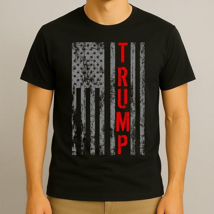 President Donald Trump Vintage USA Flag T-Shirt Unisex T-Shirt