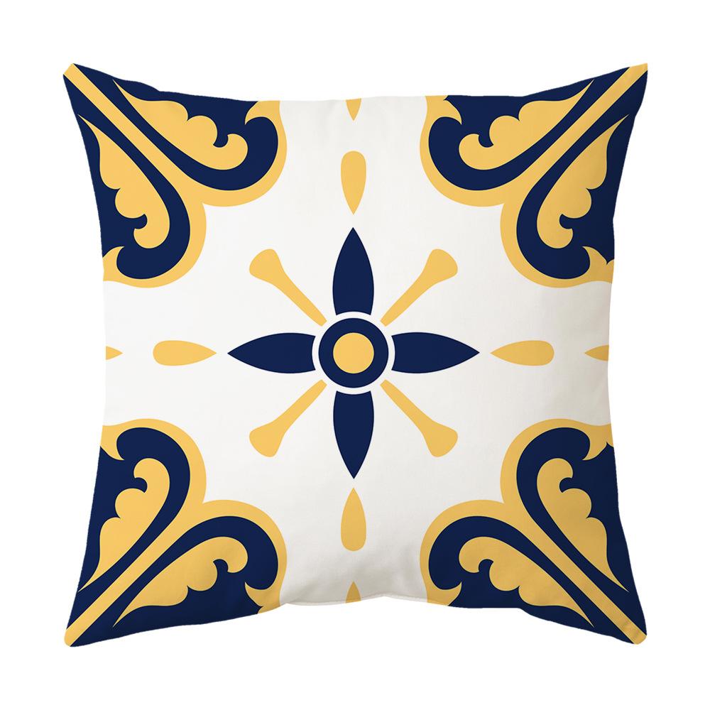Pillow Retro Pillow Cover Sofa Cushion Car Cushion Cover Bohemian Bedside Bay Window Large Backrest