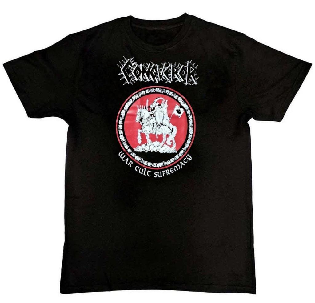 Maglietta da uomo Conqueror Band - War Cult Supremacy S-4XL