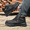 New Couple Safety Shoes Anti-smash Steel Toe Cap Men's Work Boots Men Boots Outdoor Sneakers Puncture-Proof Protective Men Shoes
