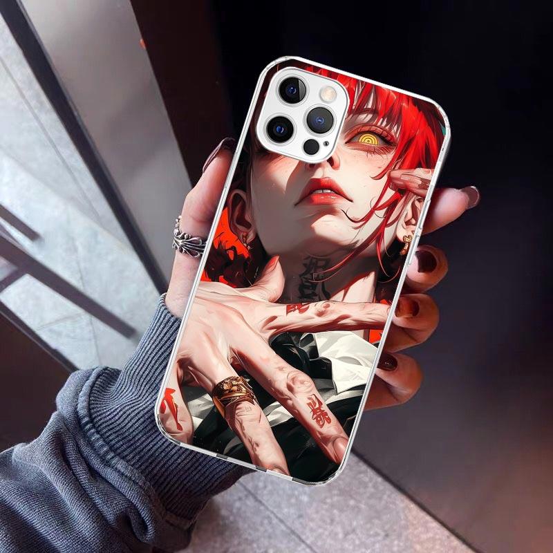 C-Chainsaw Mans Makima Phone Case For iPhone 17 Air 16 15 Pro Max 14 Plus 13 Mini 12 11 Cover 7 8 SE Silicone Shell Print Fundas