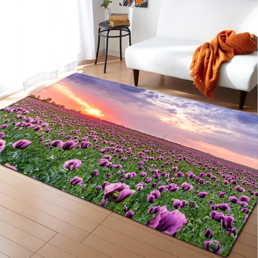 Scenic Carpet Feather Wind Bedroom Floor Mat