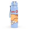 1PC Im Ok Turkey Laptop Cartoon 750ml Color Plastic Sports Water Bottle Leakproof Flip Straw Lid Suitable for Sports Office Home Use