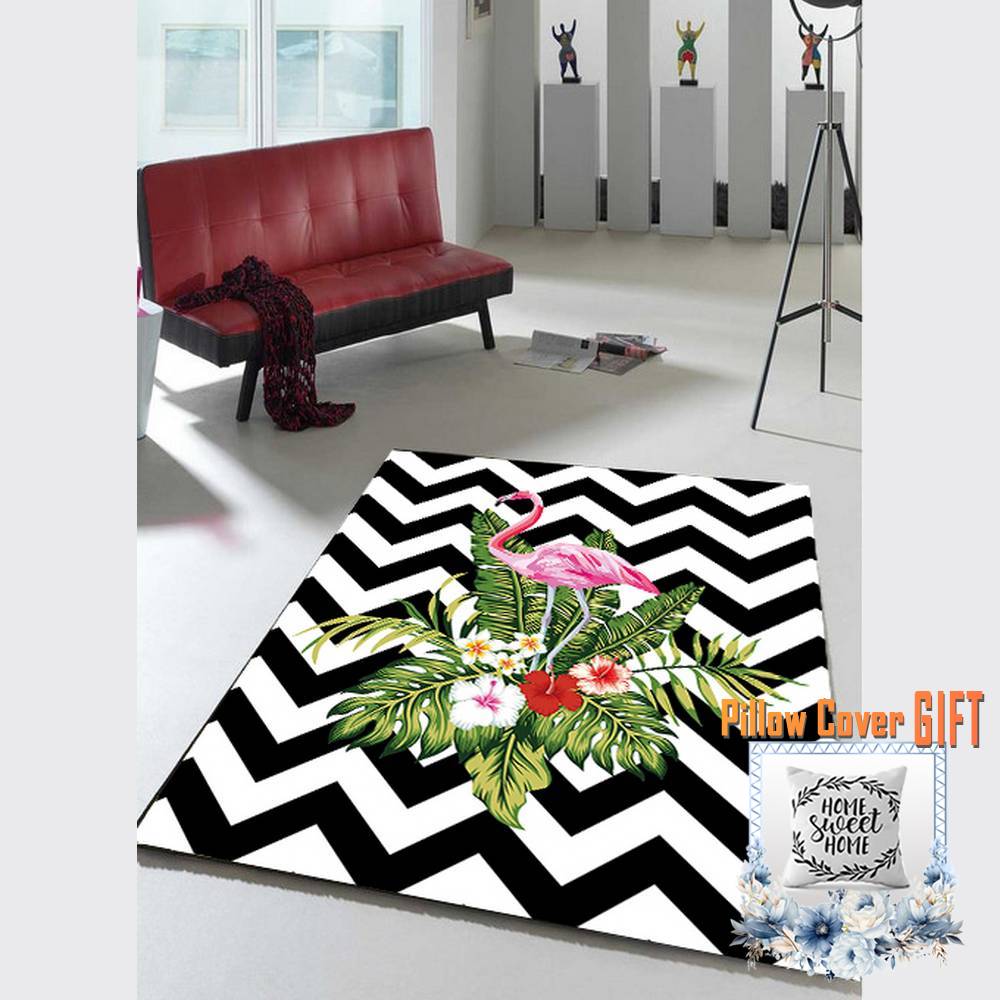 Mosimoso Home H858 Ковер с точечной подошвой и цифровой печатью