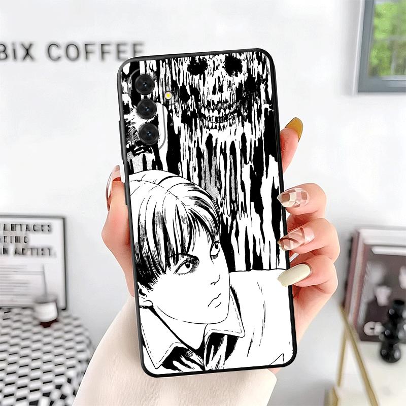 Japanese Horror Anime Soft Phone Case for Samsung A17 A37 A57 A16 A26 A36 A56 A15 A25 A35 A55 A14 A24 A34 A54 A13 A23 A33 A53 A5