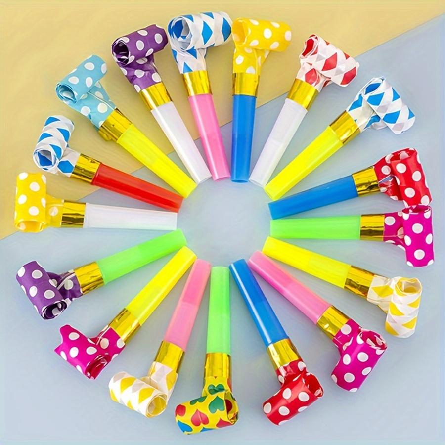 15Pcs Long Nose Party Whistles - Funny Plastic Blowers, Creative Noise Makers for Celebration, Party Atmosphere Props, ZSY